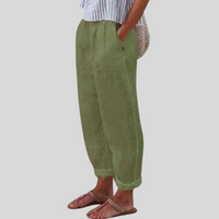 Carmen High Waisted Straight Leg Trousers