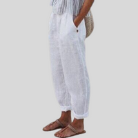 Carmen High Waisted Straight Leg Trousers