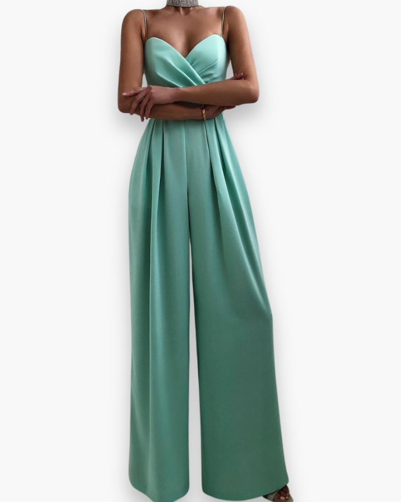 Stella Strapless Occasion Wide-Leg Jumpsuit