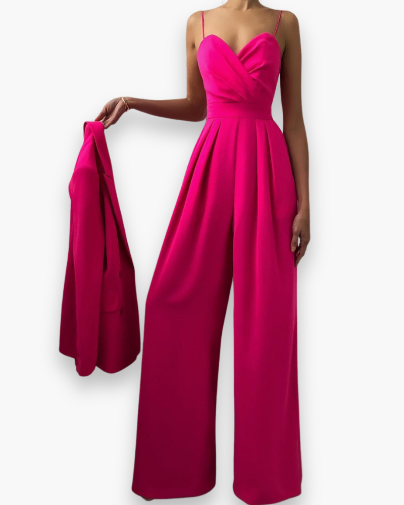 Stella Strapless Occasion Wide-Leg Jumpsuit