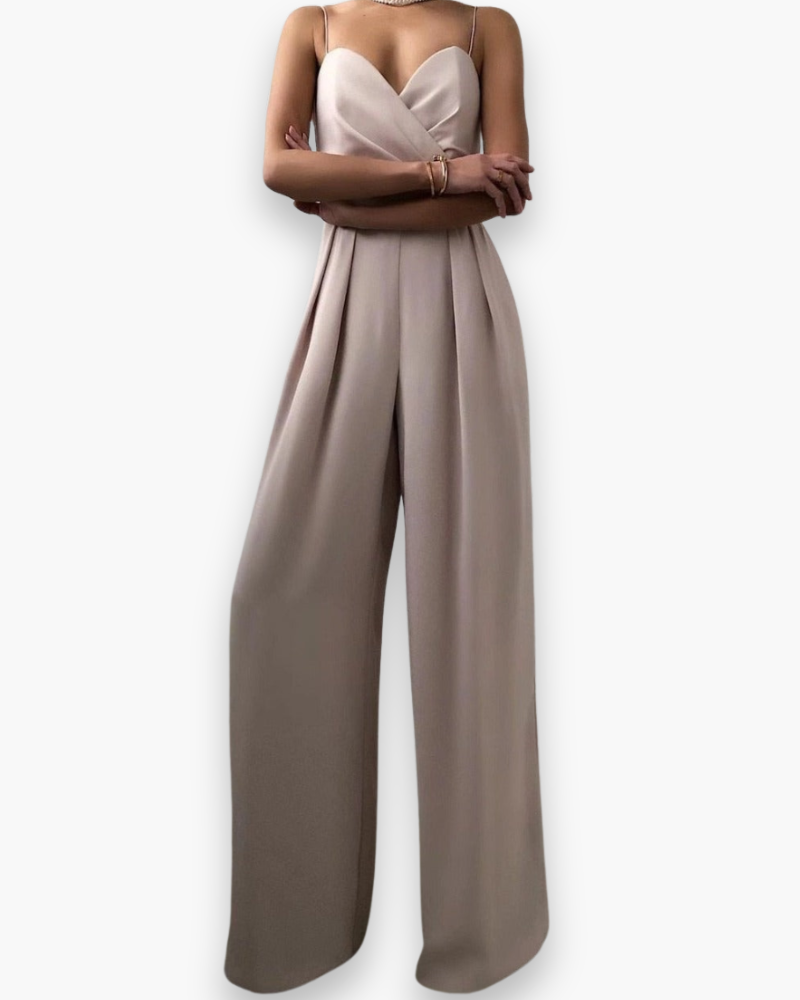Stella Strapless Occasion Wide-Leg Jumpsuit