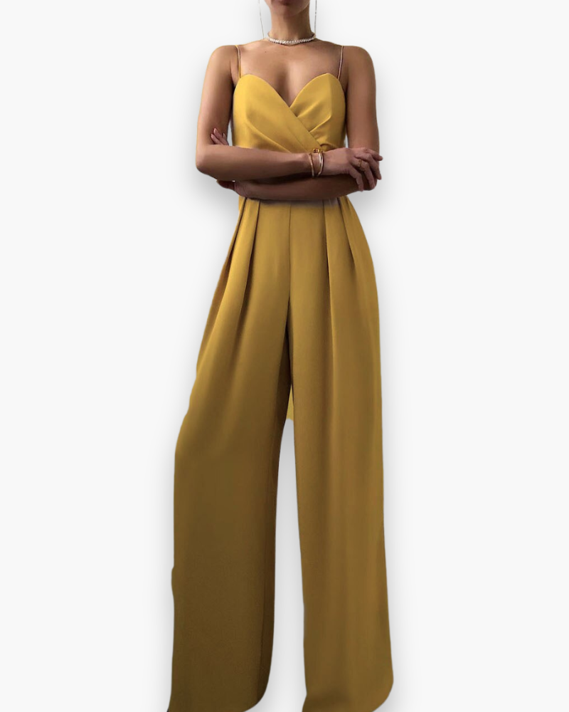 Stella Strapless Occasion Wide-Leg Jumpsuit