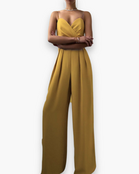 Stella Strapless Occasion Wide-Leg Jumpsuit