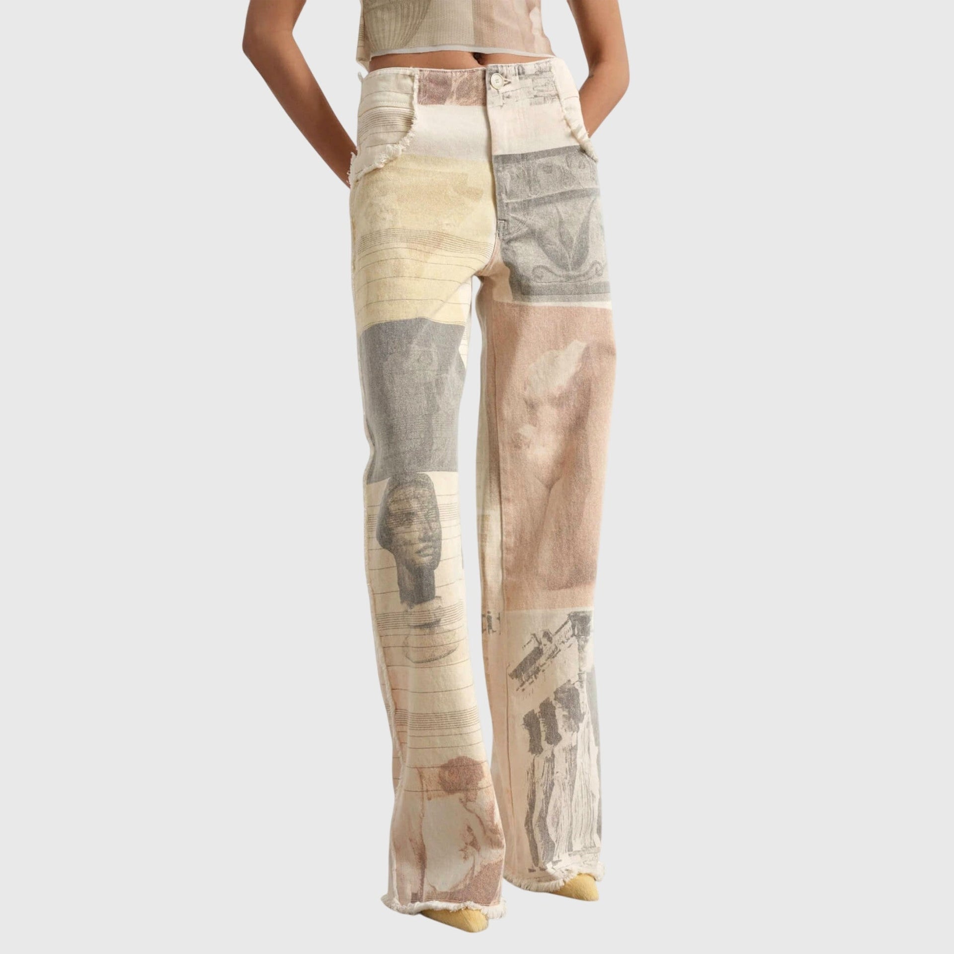 Oceane High Waist Wide Leg Jeans
