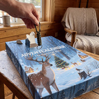 Outdoorsman Advent Calendar 2026 with 24 Fishing and Survival Tools Xmas Countdown Gift for Him