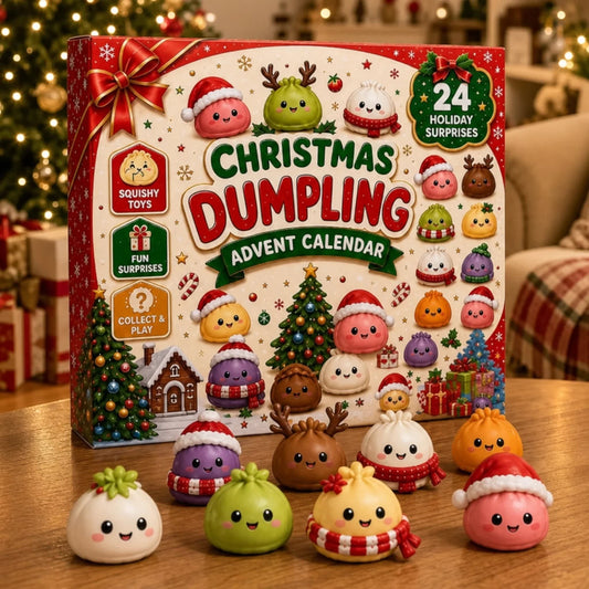 Dumpling Advent Calendar 2026 with 24 Festive Dumpling Surprises Xmas Countdown for Kids_1