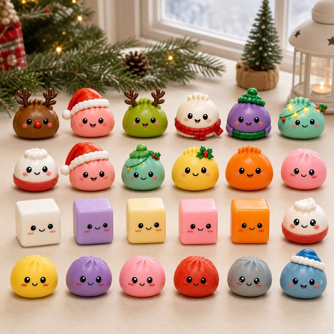 Dumpling Advent Calendar 2026 with 24 Festive Dumpling Surprises Xmas Countdown for Kids