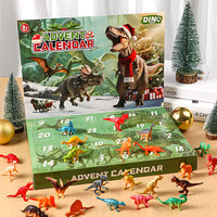 Dinosaur Advent Calendar 2026 with 24 Realistic Dino Figures Xmas Countdown for Kids