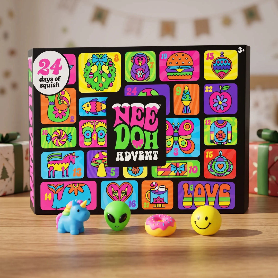Squishy Advent Calendar 2026 with 24 Collectible Squishy Toys Xmas Countdown for Kids