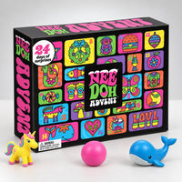 Squishy Advent Calendar 2026 with 24 Collectible Squishy Toys Xmas Countdown for Kids