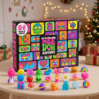 Squishy Advent Calendar 2026 with 24 Collectible Squishy Toys Xmas Countdown for Kids