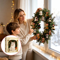 Cat Advent Calendar 2026 with 24 Acrylic Cat Ornaments Xmas Countdown Gift for Cat Lovers