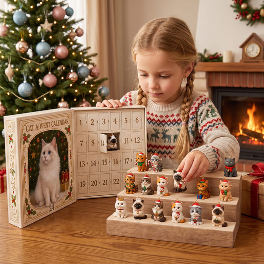 Cat Lover Advent Calendar 2026 with 24 Feline Surprises Xmas Countdown_1