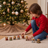 Highland Cow Advent Calendar 2026 with 24 Collectible Mini Figurines Xmas Countdown for Kids