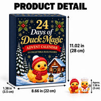 Duck Advent Calendar 2026 with 24 Costumed Duck Figures Xmas Countdown