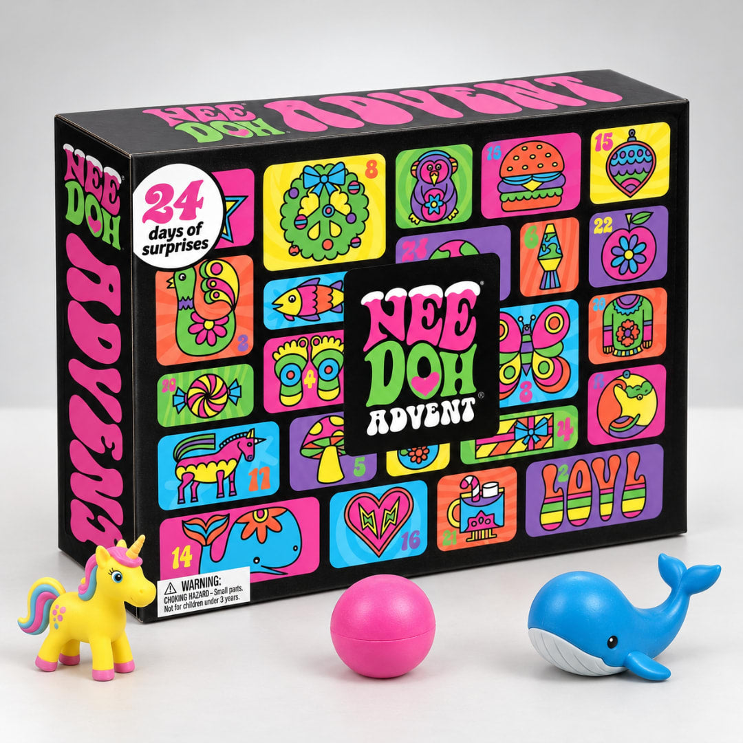 Squishy Toy Advent Calendar 2026 with 24 Squeeze Toy Surprises Xmas Countdown for Kids