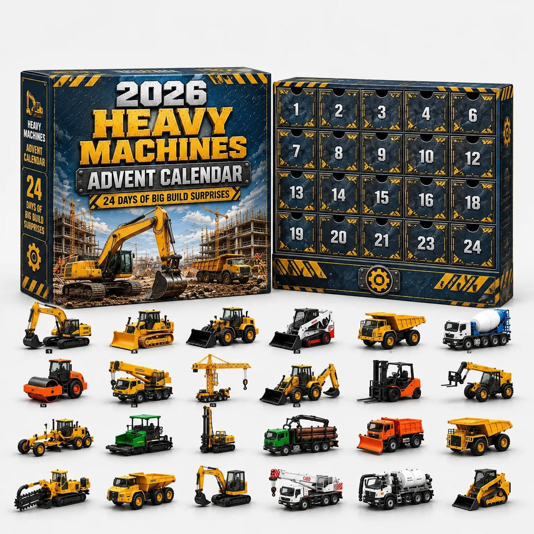 Car Advent Calendar 2026 with 24 Diecast Model Vehicles Xmas Countdown Gift for Car Lovers