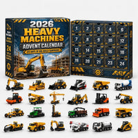 Car Advent Calendar 2026 with 24 Diecast Model Vehicles Xmas Countdown Gift for Car Lovers
