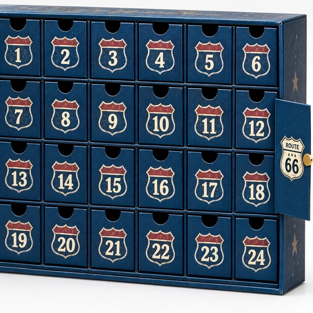 Car Advent Calendar 2026 with 24 Diecast Model Vehicles Xmas Countdown Gift for Car Lovers