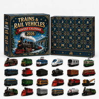 Car Advent Calendar 2026 with 24 Diecast Model Vehicles Xmas Countdown Gift for Car Lovers