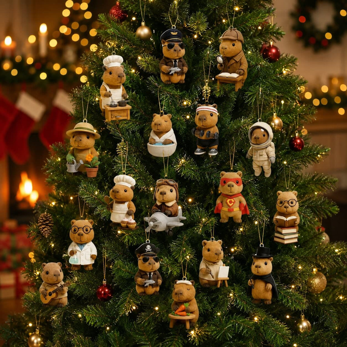 Capybara Advent Calendar 2026 with 24 Surprise Figures Xmas Countdown_3
