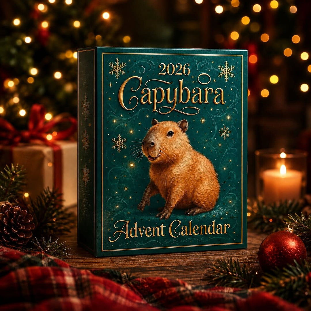 Capybara Advent Calendar 2026 with 24 Surprise Figures Xmas Countdown