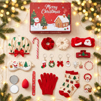 Hair Accessories Advent Calendar 2026 with 24 Spa and Winter Gifts Xmas Countdown Gift for Her