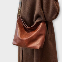 Charlene Vintage Hobo Shoulder Bag with Woven Strap