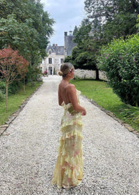 Marnie Floral Ruffle Maxi Dress