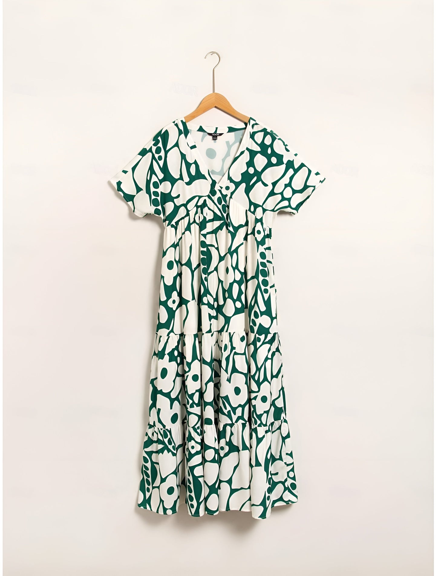 Luna Lightweight Fluid Midi Summer Dress