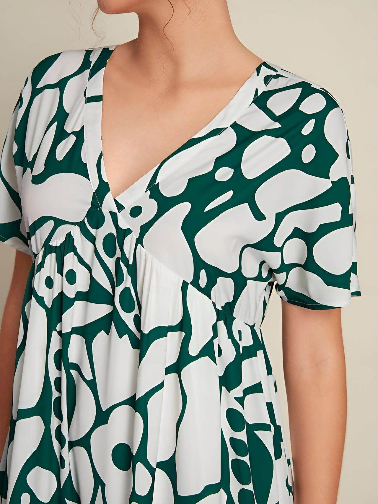 Luna Lightweight Fluid Midi Summer Dress