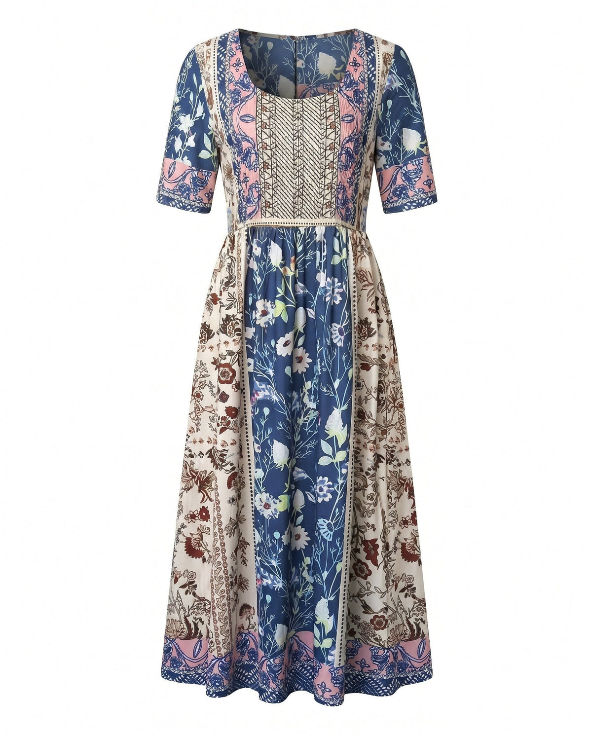 Frankie Boho Print A-Line Midi Dress_8