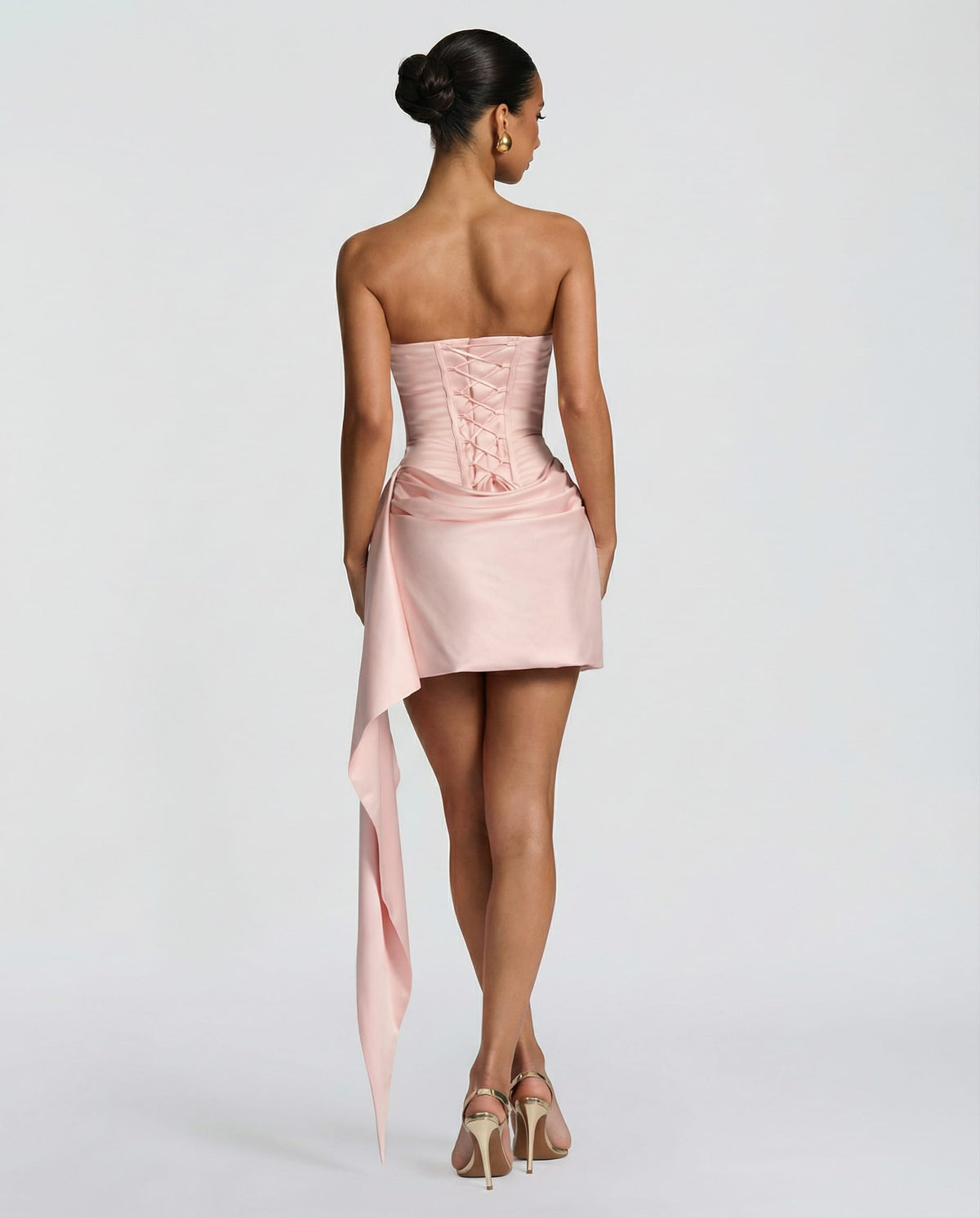 Drusilla Satin Corset Party Mini Dress