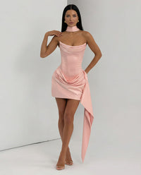 Drusilla Satin Corset Party Mini Dress