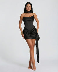 Drusilla Satin Corset Party Mini Dress