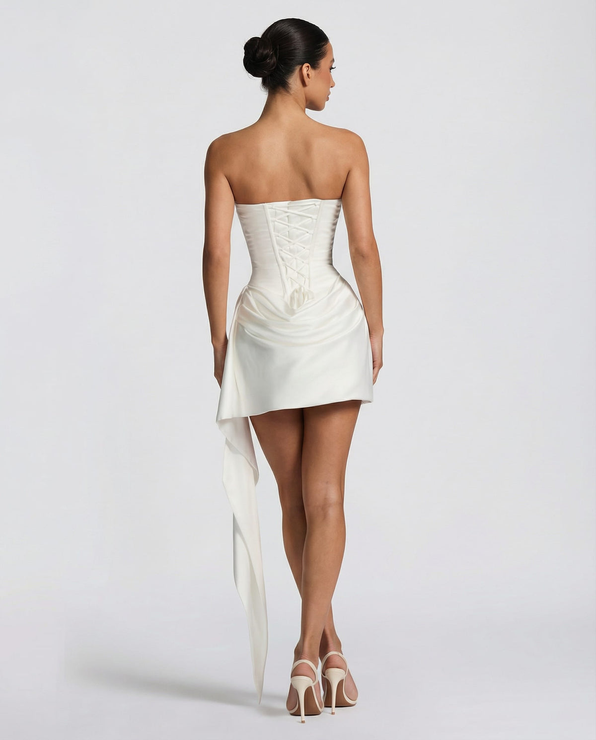 Drusilla Satin Corset Party Mini Dress_9