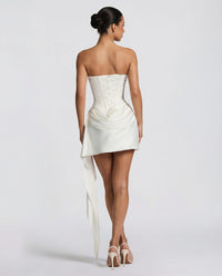 Drusilla Satin Corset Party Mini Dress