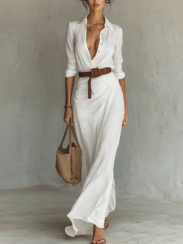 Belen Long Sleeve Wrap Maxi Dress_5
