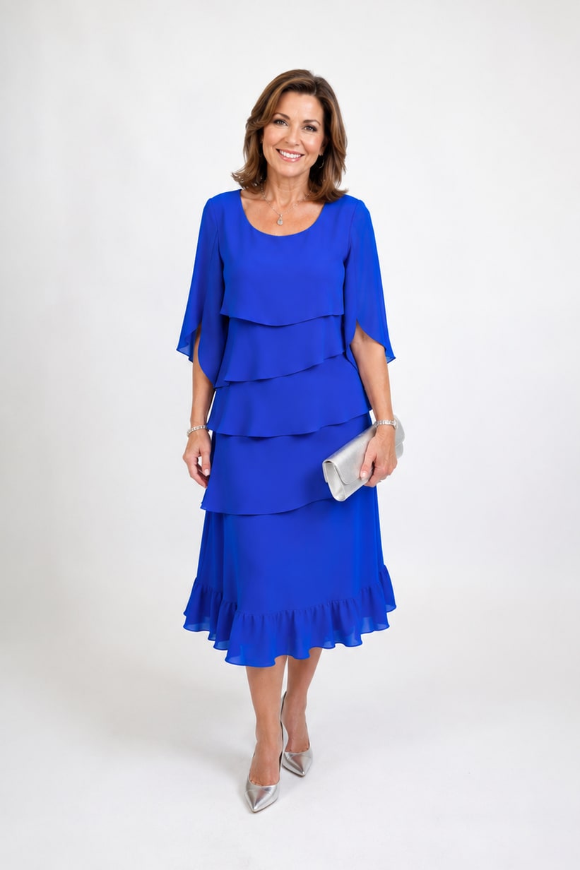 Chandra Tiered Ruffle Midi Dress_3