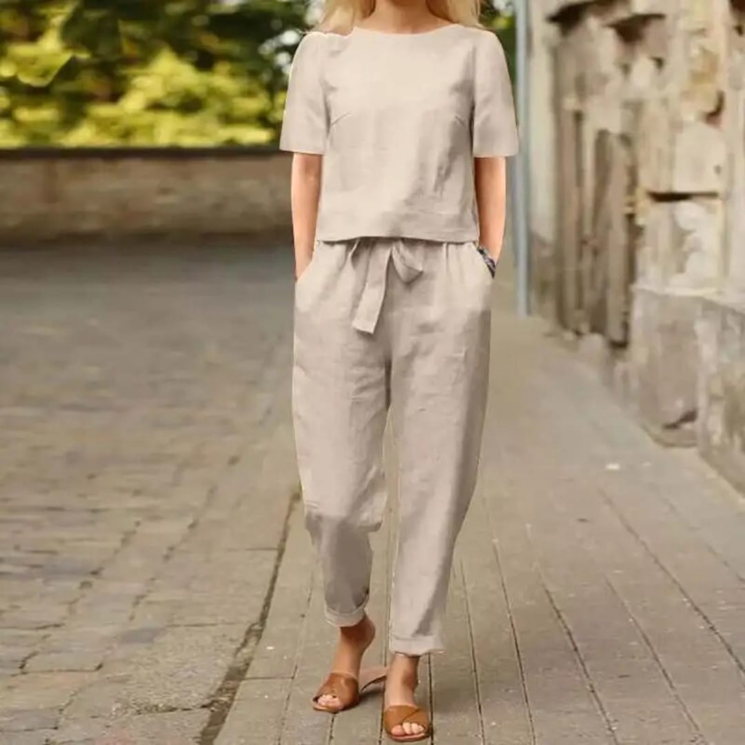 Vaila Linen Two Piece Set