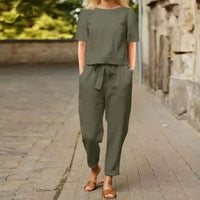 Vaila Linen Two Piece Set