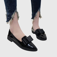Lara Patent Bow Orthopedic Loafers