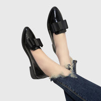 Lara Patent Bow Orthopedic Loafers