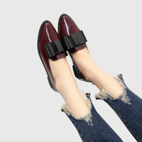 Lara Patent Bow Orthopedic Loafers