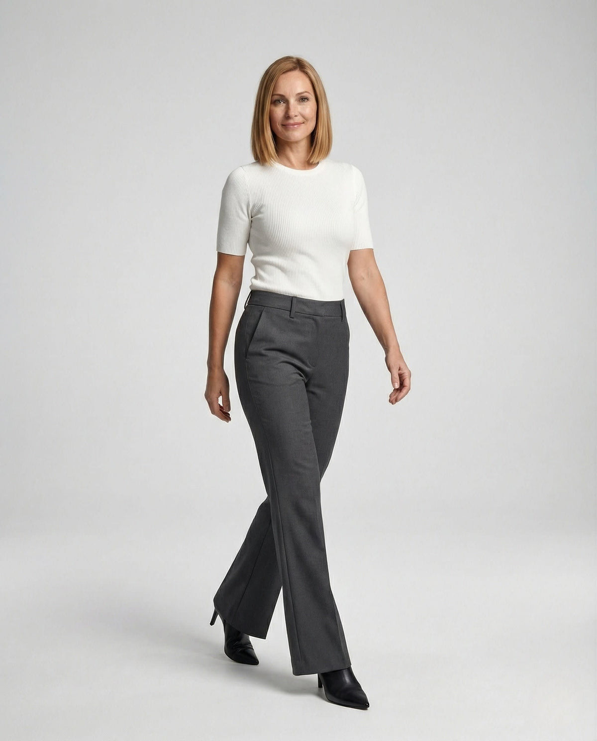 Simone Tailored Straight Leg Trousers with Pressed Crease_2