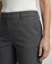 Simone Tailored Straight Leg Trousers with Pressed Crease