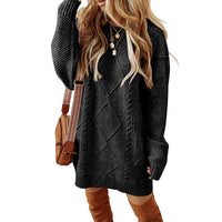 Kelly Cable Knit Jumper Dress
