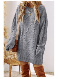 Kelly Cable Knit Jumper Dress