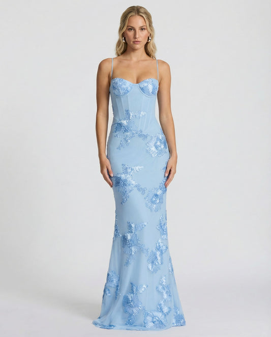 Jill Embroidered Mermaid Maxi Dress_1