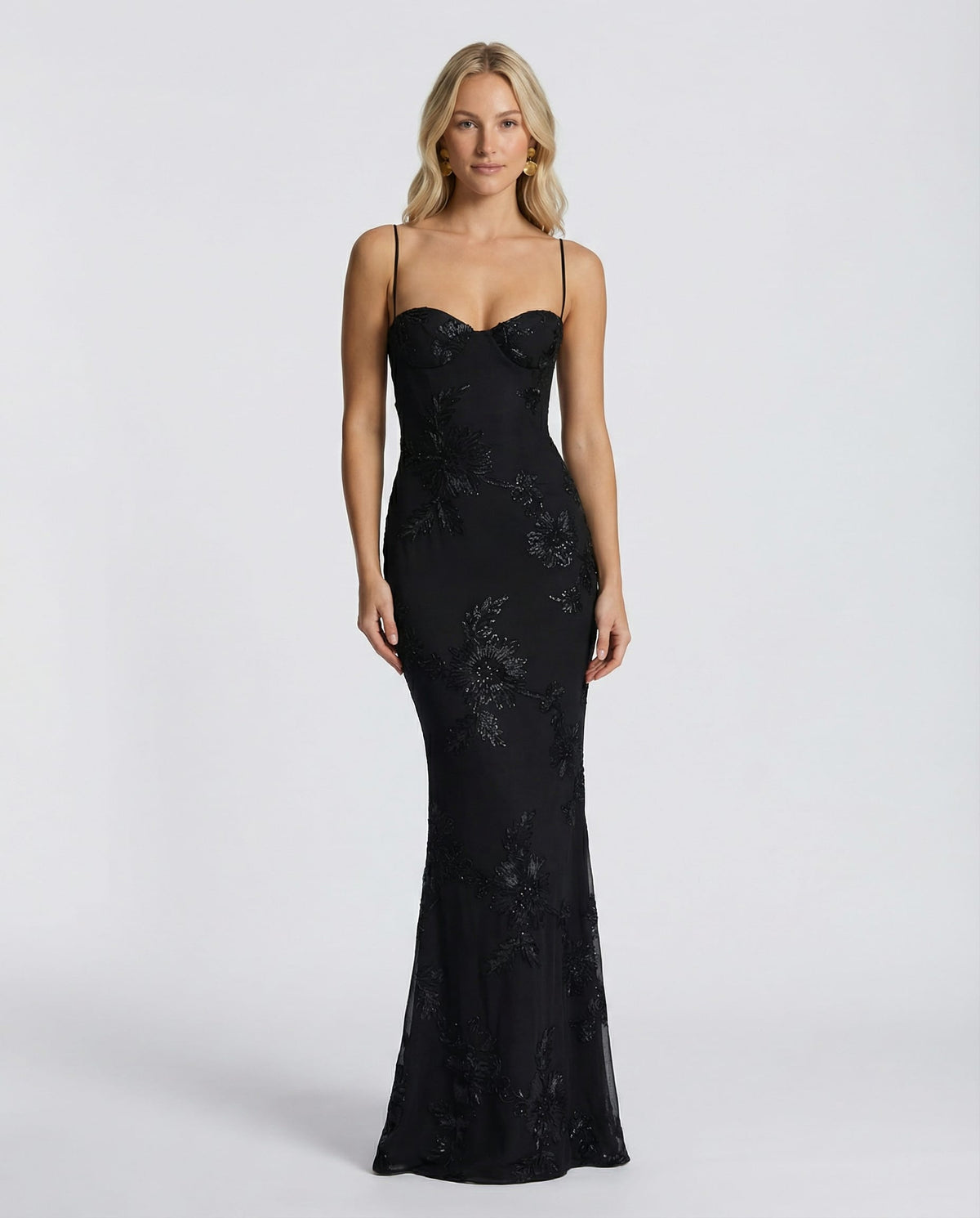 Jill Embroidered Mermaid Maxi Dress_4